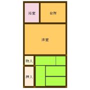 新栄アパートの間取り画像