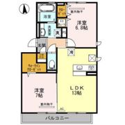 アンソレイユ B棟の間取り画像