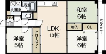 パールマンション東観音の間取り画像