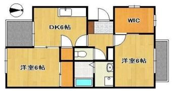 ライトアップ萩丘2番館の間取り画像