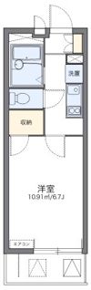 レオパレストウメイの間取り画像