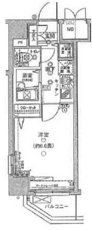 エグゼ浅草弐番館の間取り画像