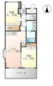 ベルグラースの間取り画像