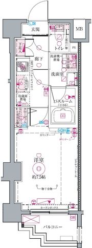 クレヴィスタ代田橋の間取り画像