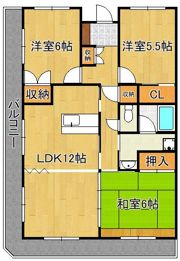 エクセレント中井の間取り画像
