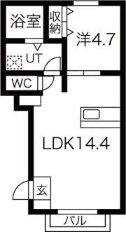 ハレルヤ サチの間取り画像