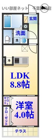 Sマリーナー蘇我の間取り画像
