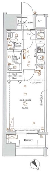 グラントゥルース田端の間取り画像
