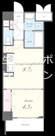 アルブル都島の間取り画像