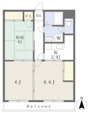 今井マンションの間取り画像