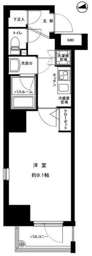グランフォース秋葉原の間取り画像