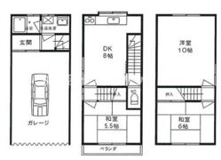成美町貸家の間取り画像