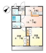 グランディールの間取り画像