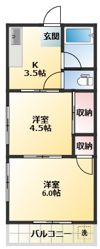 杉浦荘の間取り画像