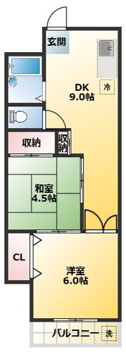 サニーコーポKの間取り画像