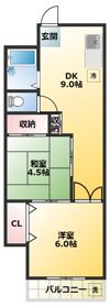 サニーコーポKの間取り画像