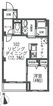 クリアハイムの間取り画像
