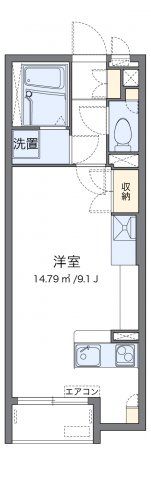 レオネクストFloraの間取り画像