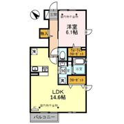 D-room片口の間取り画像