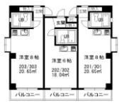 ダイドーメゾン御影Ⅵの間取り画像