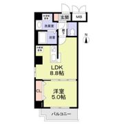 テオリア府中の間取り画像