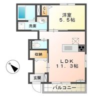 Luna Soleil（ルナ ソレイユ）の間取り画像