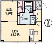 エステイ学南町の間取り画像