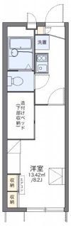 レオパレスぐみ沢の間取り画像