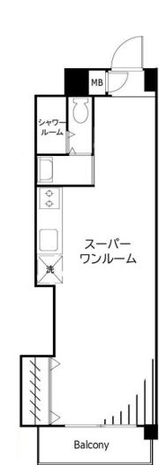 ベルビュー田無の間取り画像