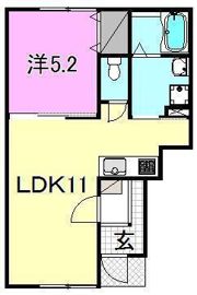 スペリオ道後の間取り画像