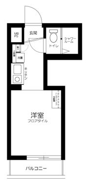 西新宿第2ローヤルコーポの間取り画像