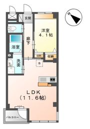 パークサイド八幡宿の間取り画像