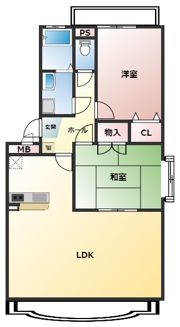 エクセレント未来の間取り画像