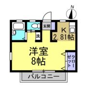カーサ浜田の間取り画像