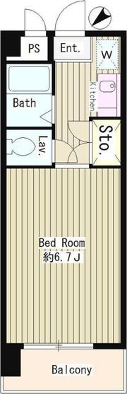 エステージ西調布の間取り画像