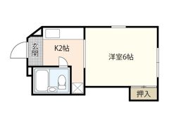 コーポ藤土の間取り画像