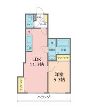 パームコテージXV番館（⑮番館）の間取り画像