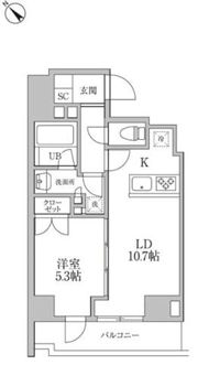 レジディア文京本郷Ⅲの間取り画像