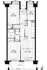 コーポレート東戸塚の間取り画像