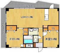 KSK中須コアプレイスの間取り画像