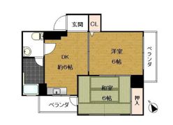 田園キャッスル横浜西口の間取り画像