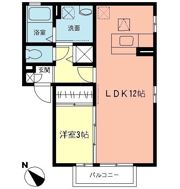 クレールMの間取り画像