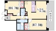 リーガル新神戸パークサイドの間取り画像