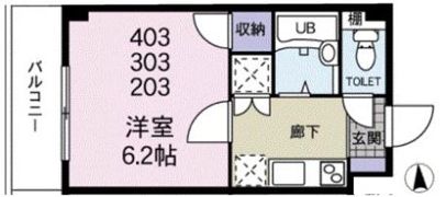 KT三光マンションの間取り画像