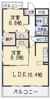 カーサ犬山Ⅰの間取り画像