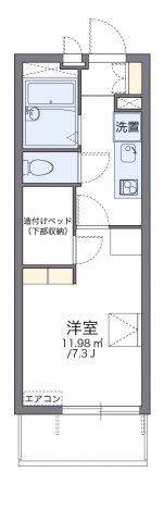 レオパレスツツミ館の間取り画像