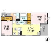 サンモール市川の間取り画像