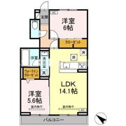 (仮称)D-ROOM駿河区下川原WH 102の間取り画像