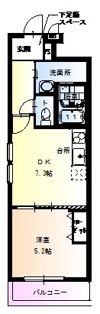 フジパレス瑞光Ⅲ番館の間取り画像