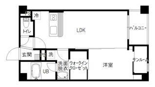 Amanciel金沢駅前の間取り画像